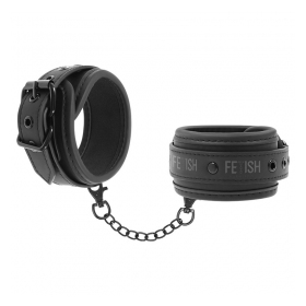 FETISH SUBMISSIVE HANDCUFFS VEGAN LEATHER